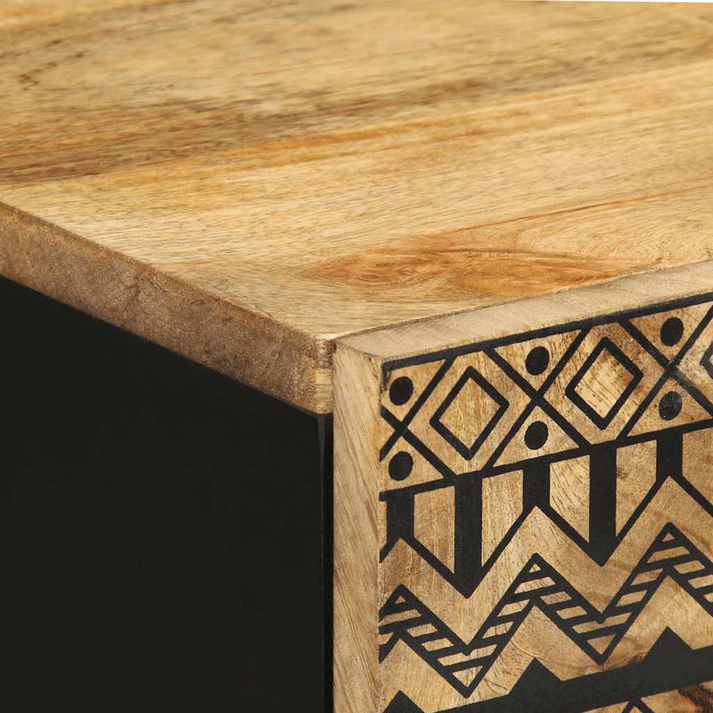 Buffet 60x33,5x75 cm bois de manguier brut massif - XIOS