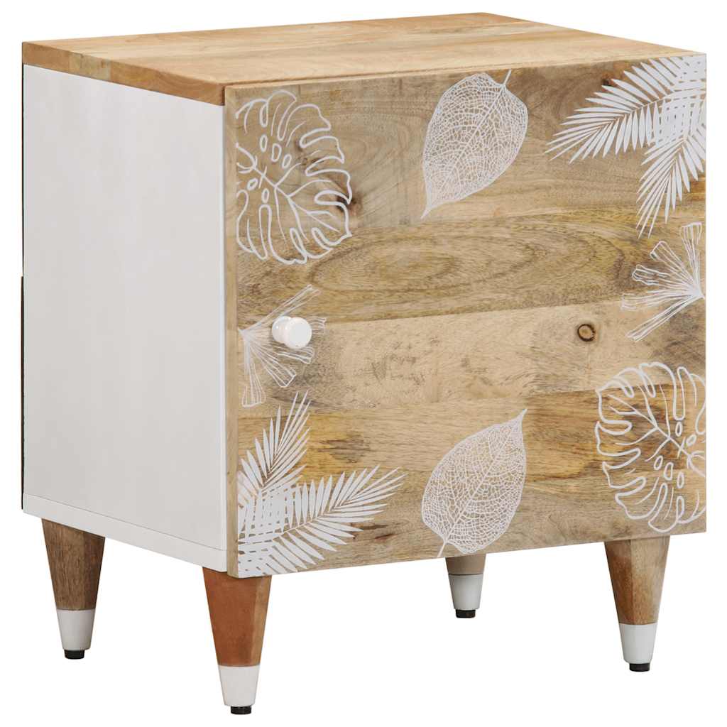 Tables de chevet 2 pcs 40x33,5x46 cm Bois de manguier solide - XIOS