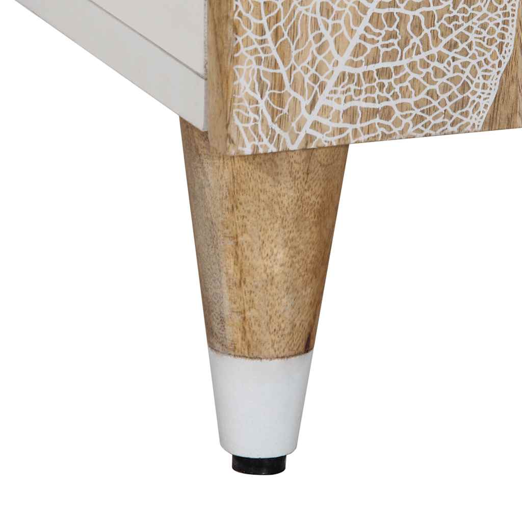 Meuble TV 105x33,5x46 cm bois massif de manguier - XIOS