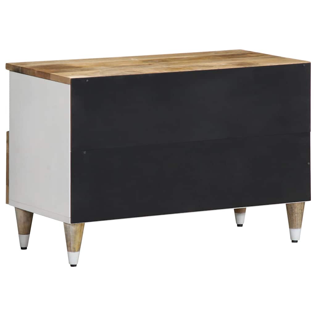 Meuble TV 70x33,5x46 cm bois massif de manguier - XIOS