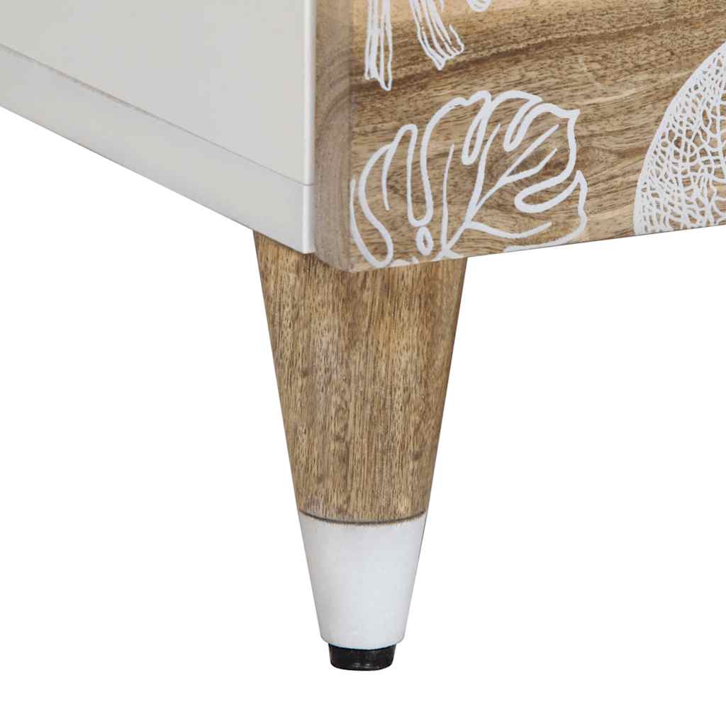 Meuble TV 70x33,5x46 cm bois massif de manguier - XIOS