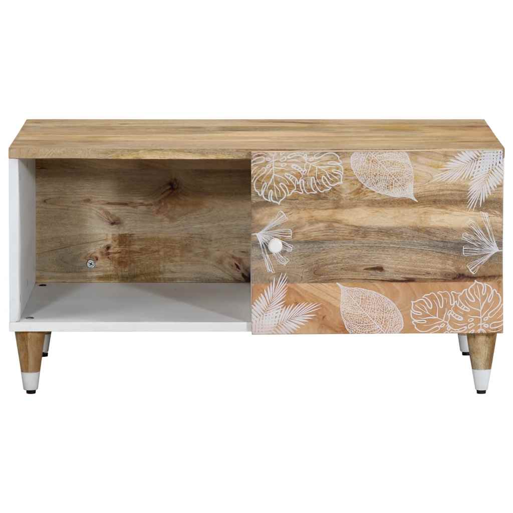 Table basse 80x50x40 cm bois de manguier massif - XIOS