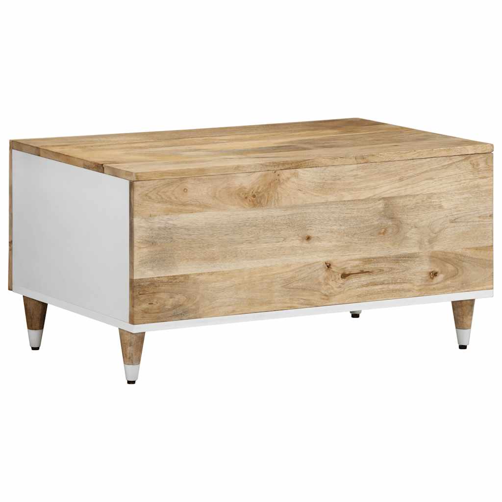 Table basse 80x50x40 cm bois de manguier massif - XIOS