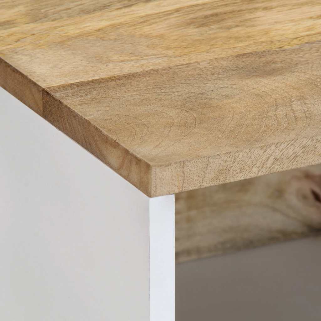 Table basse 80x50x40 cm bois de manguier massif - XIOS