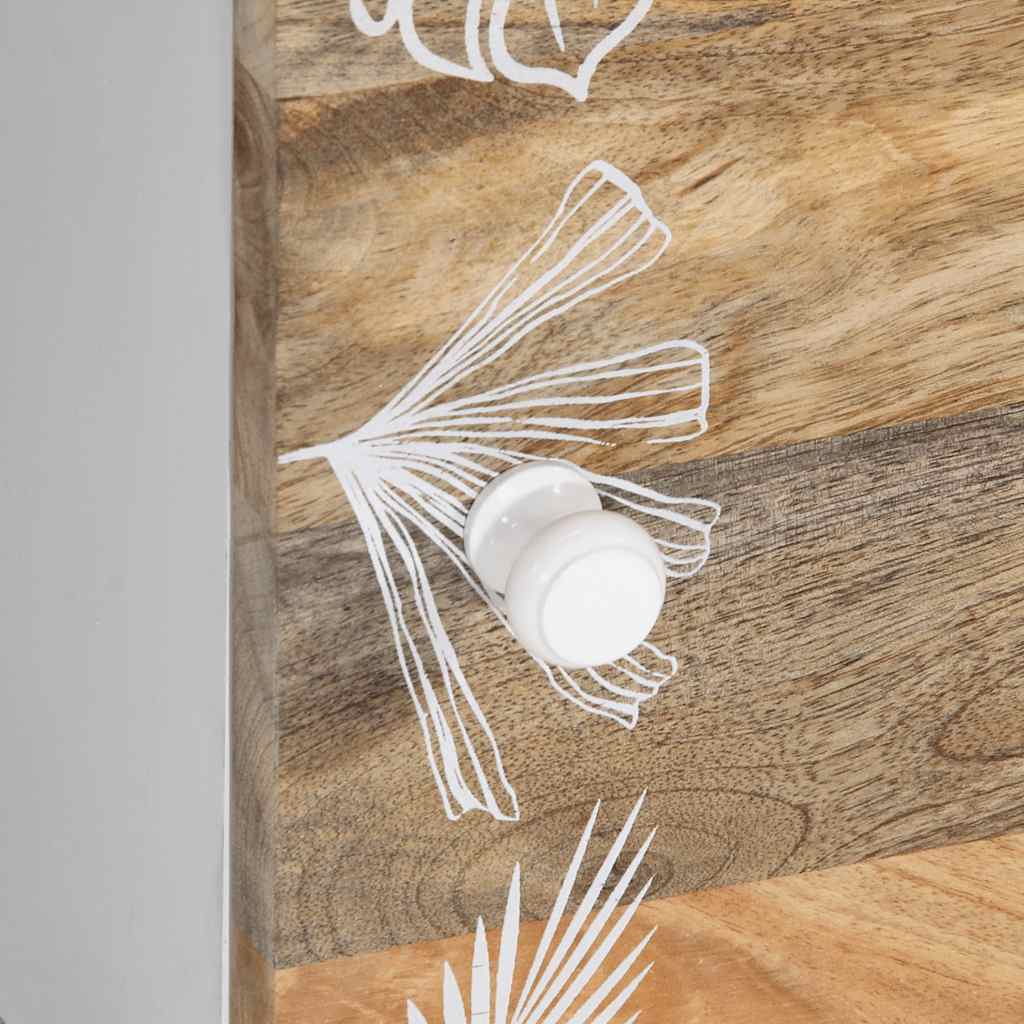 Table basse 80x50x40 cm bois de manguier massif - XIOS