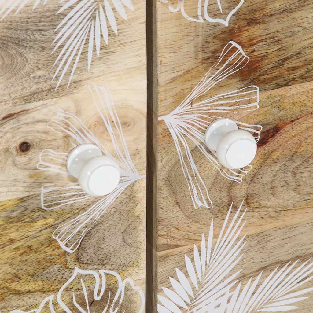 Table basse 80x50x40 cm bois de manguier massif - XIOS