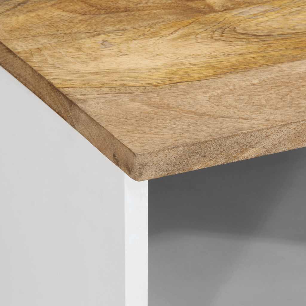 Table de chevet 40x33x46 cm Bois de manguier solide - XIOS