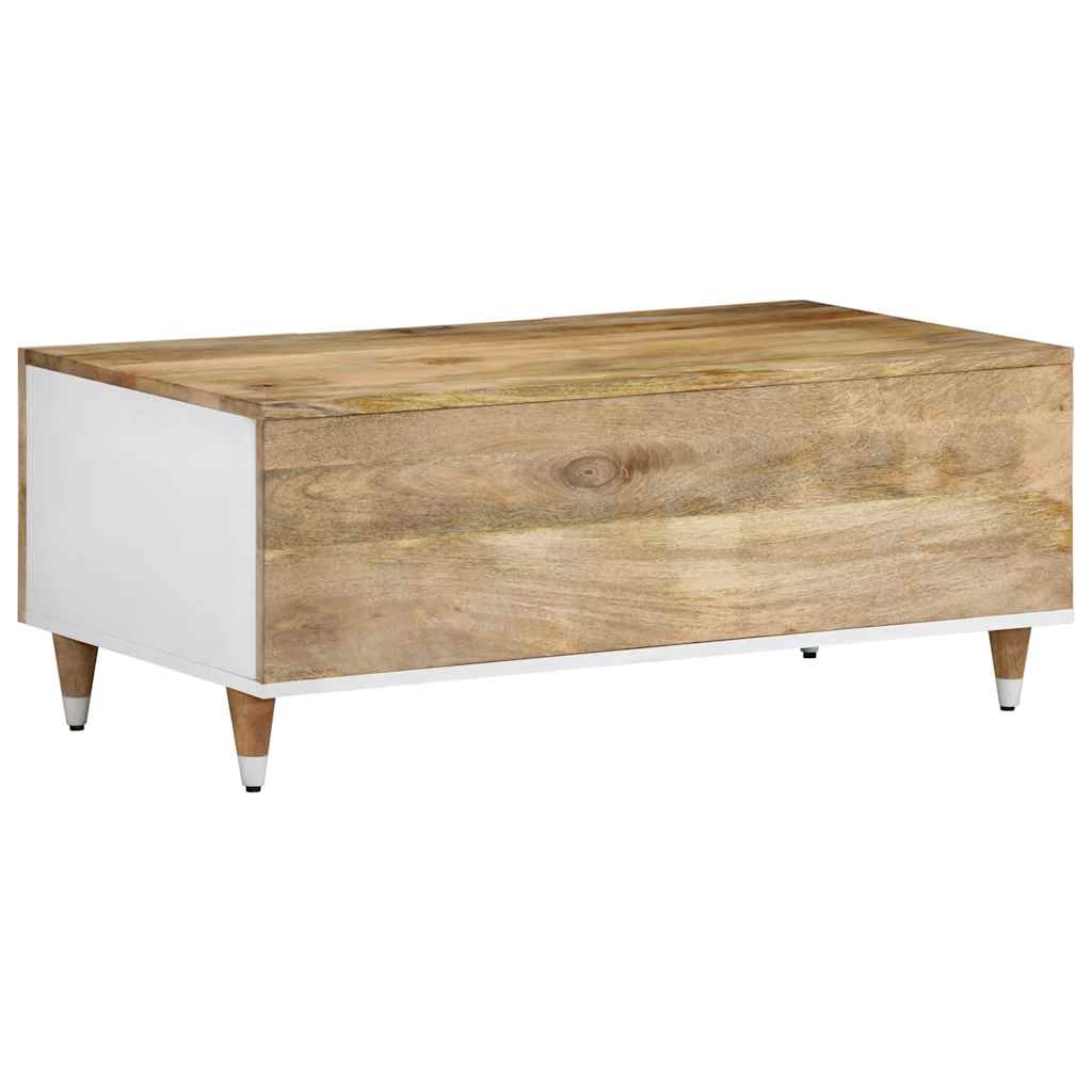 Table basse 100x54x40 cm bois de manguier massif - XIOS