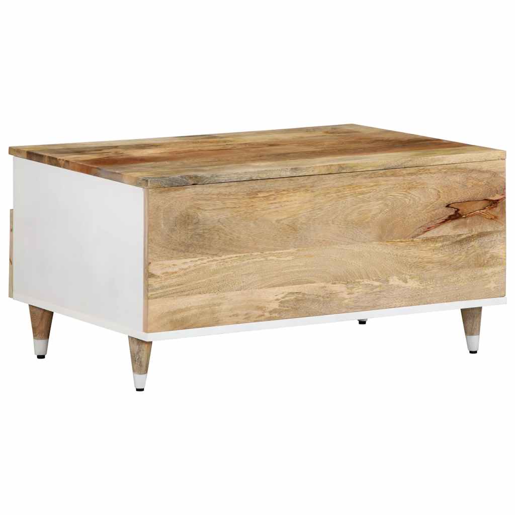 Table basse 80x54x40 cm bois de manguier massif - XIOS