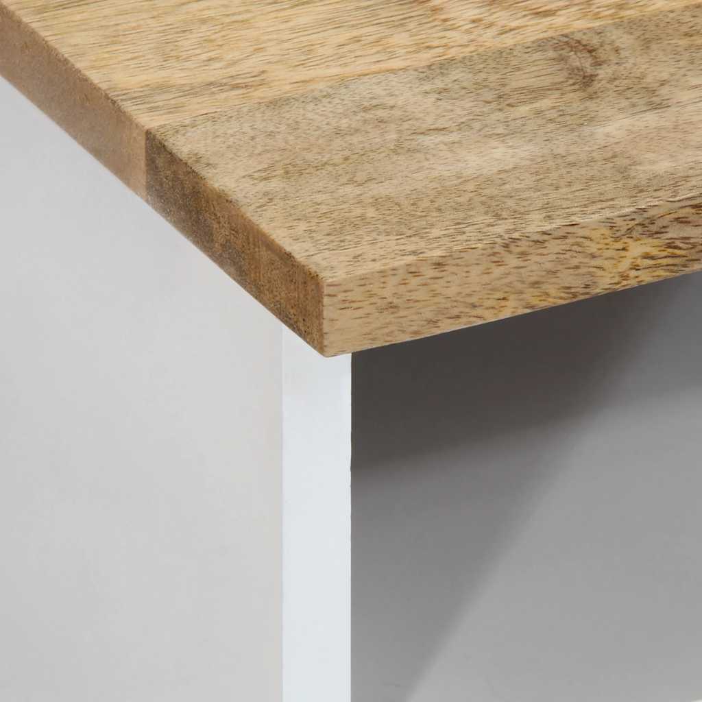 Table basse 80x54x40 cm bois de manguier massif - XIOS