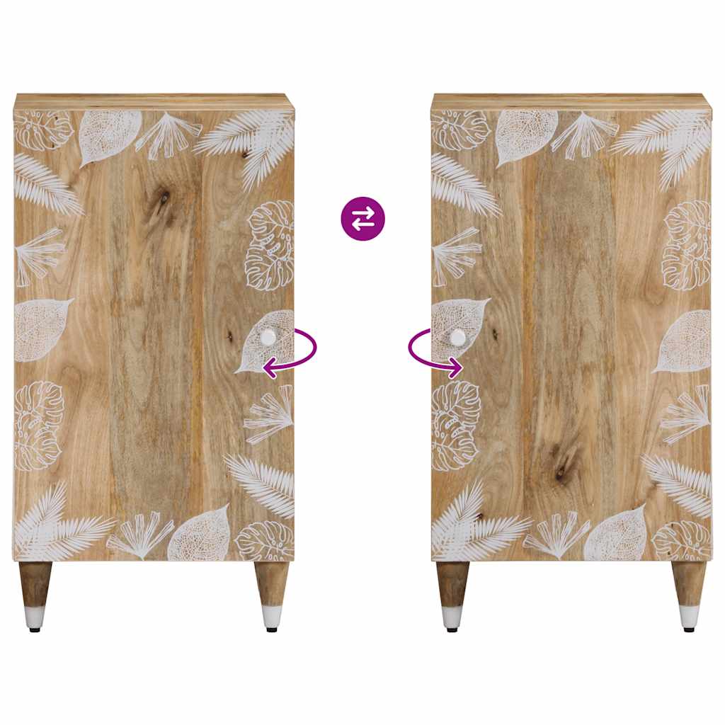 Buffet 40x33,5x75 cm bois de manguier massif - XIOS