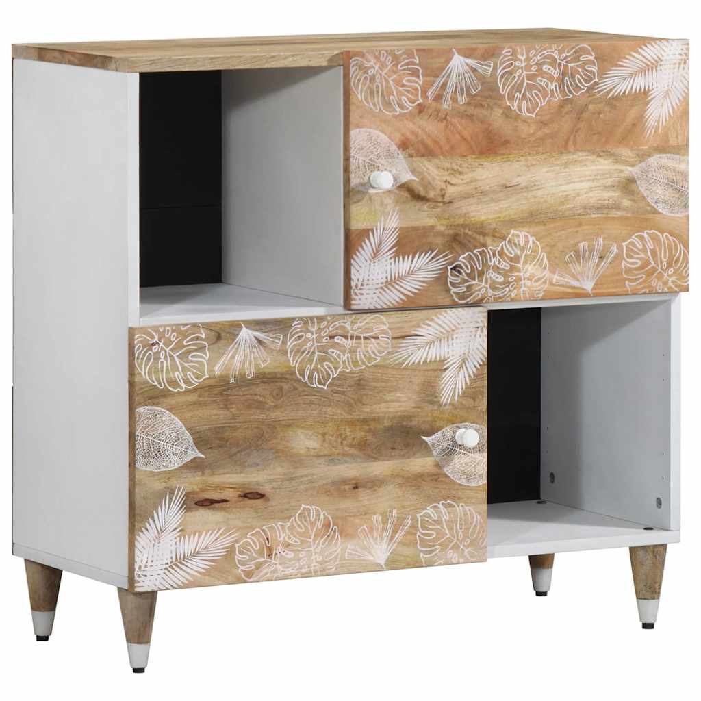 Buffet 80x33,5x75 cm bois massif de manguier - XIOS