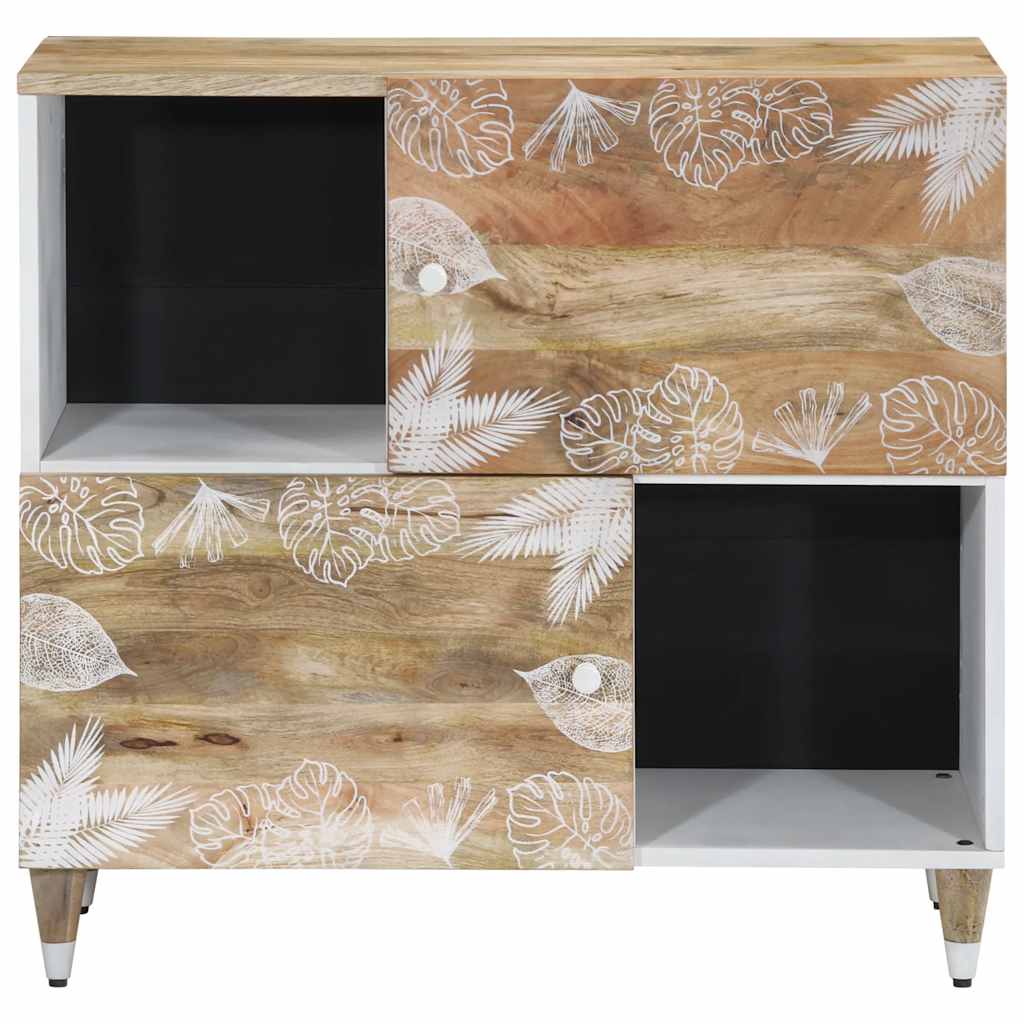 Buffet 80x33,5x75 cm bois massif de manguier - XIOS