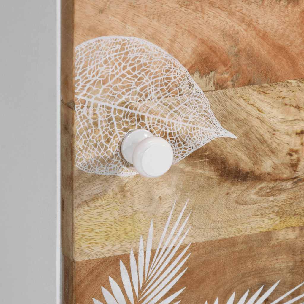 Buffet 80x33,5x75 cm bois massif de manguier - XIOS