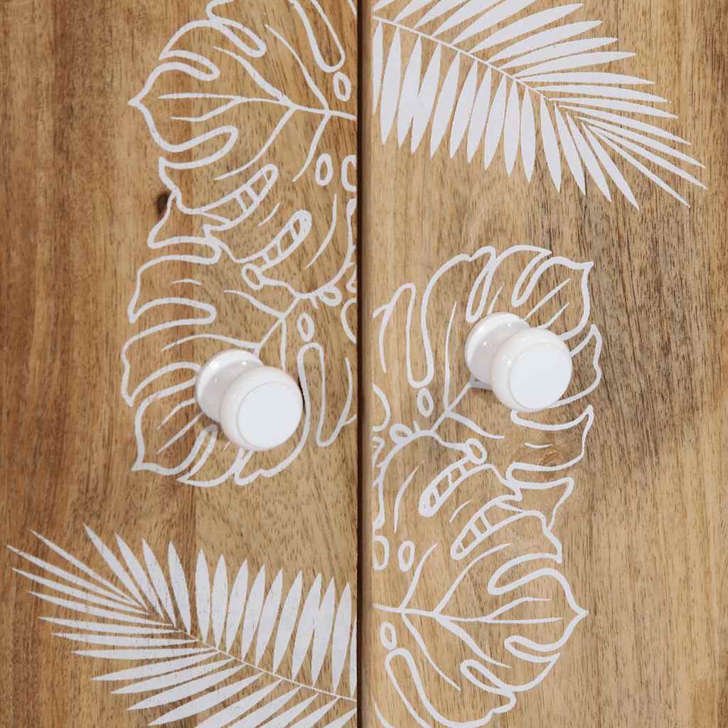 Buffet 60x33,5x100 cm bois de manguier massif - XIOS