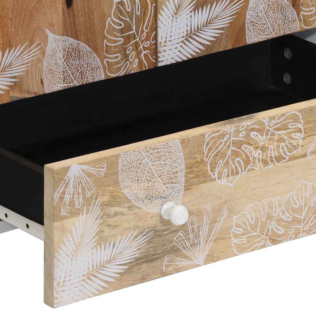 Buffet 60x33,5x100 cm bois de manguier massif - XIOS