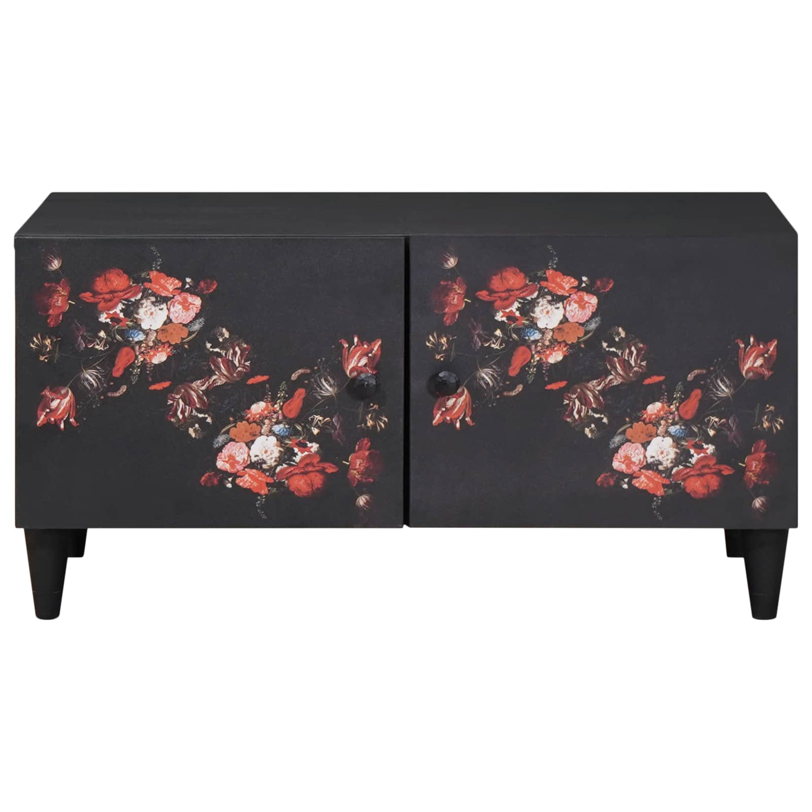 Table basse Multicolore 80 x 50 x 40 cm Bois de mangue massif - XIOS