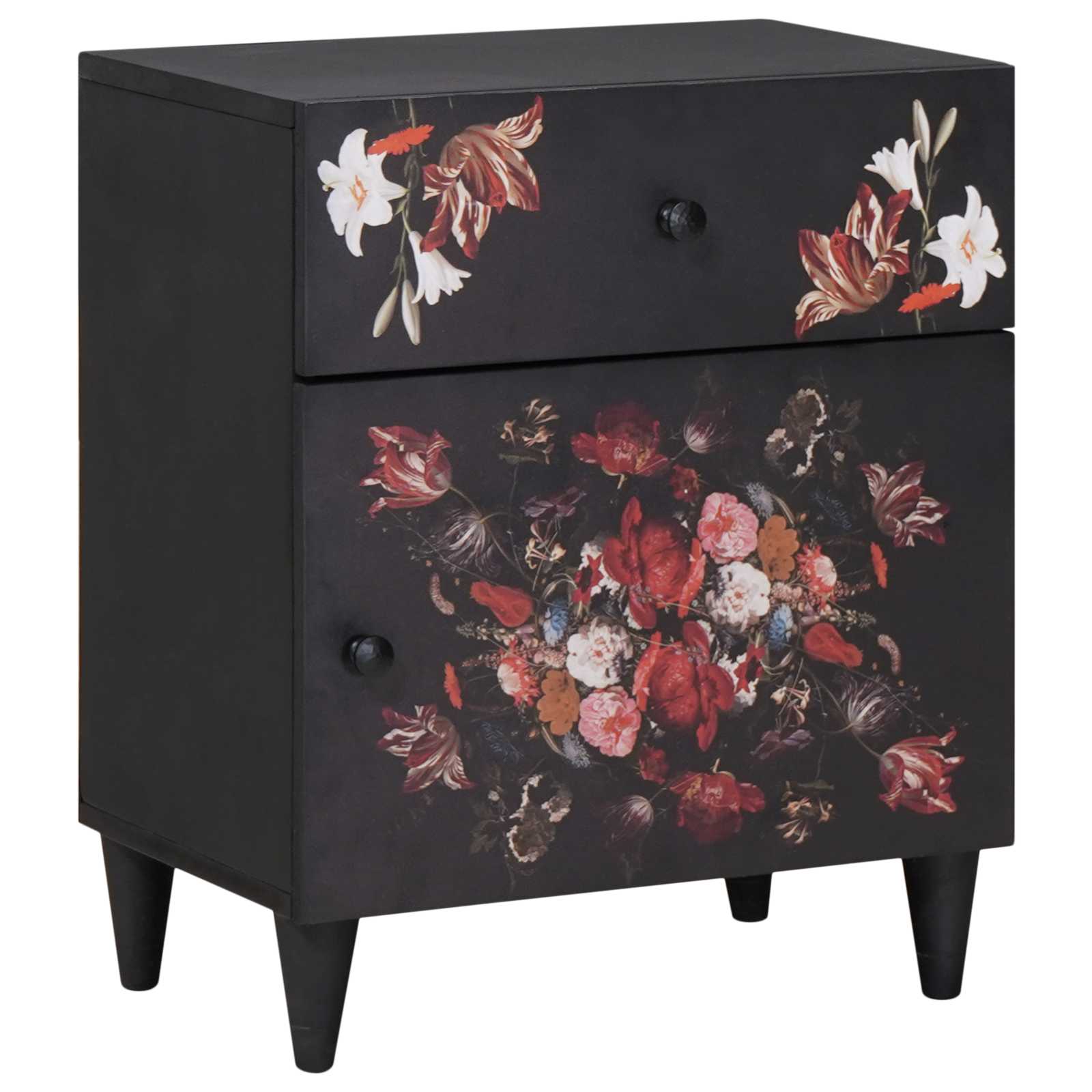 Table de chevet avec tiroir Multicolore 50 x 33 x 60 cm - XIOS
