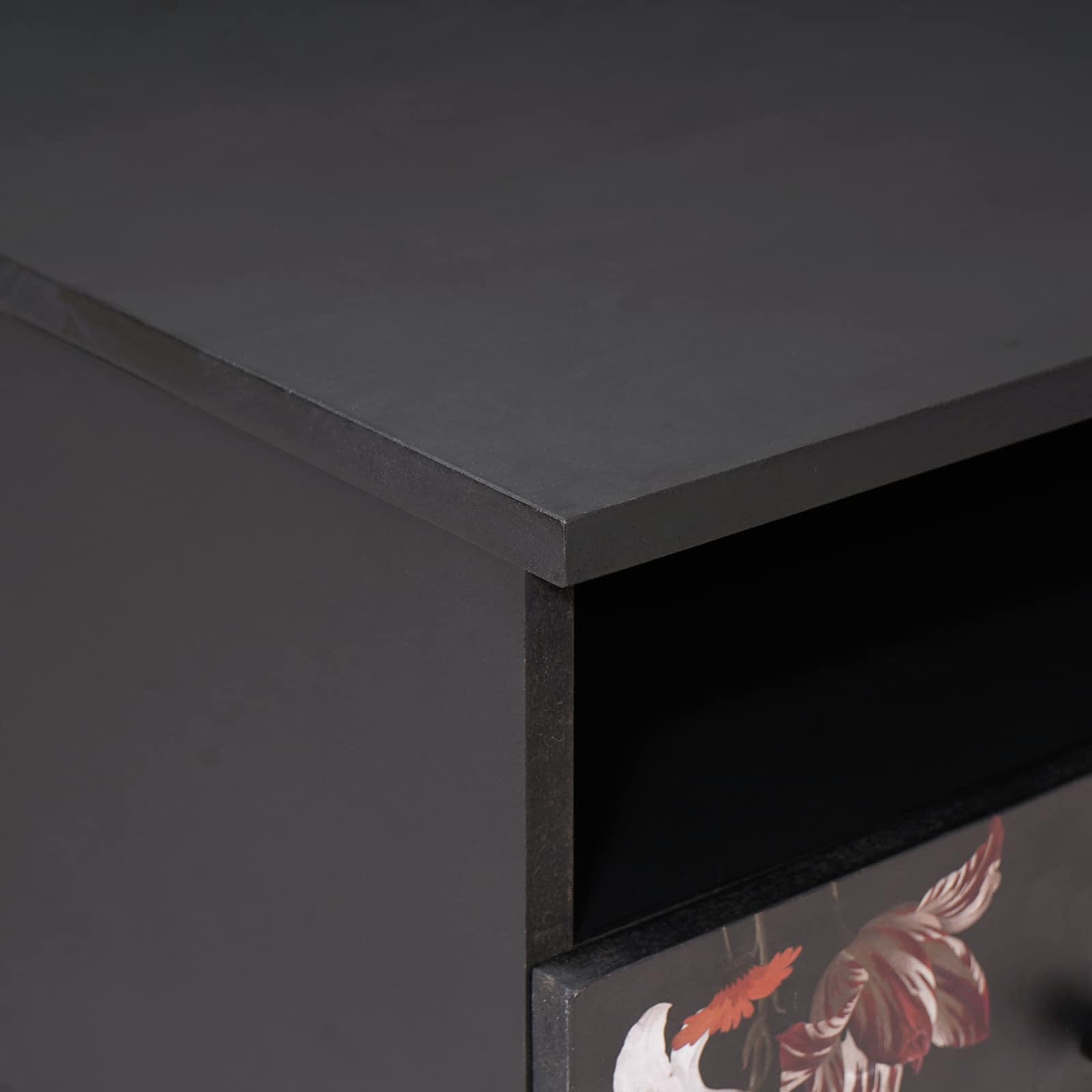 Table basse Multicolore 80 x 54 x 40 cm Bois de mangue massif - XIOS