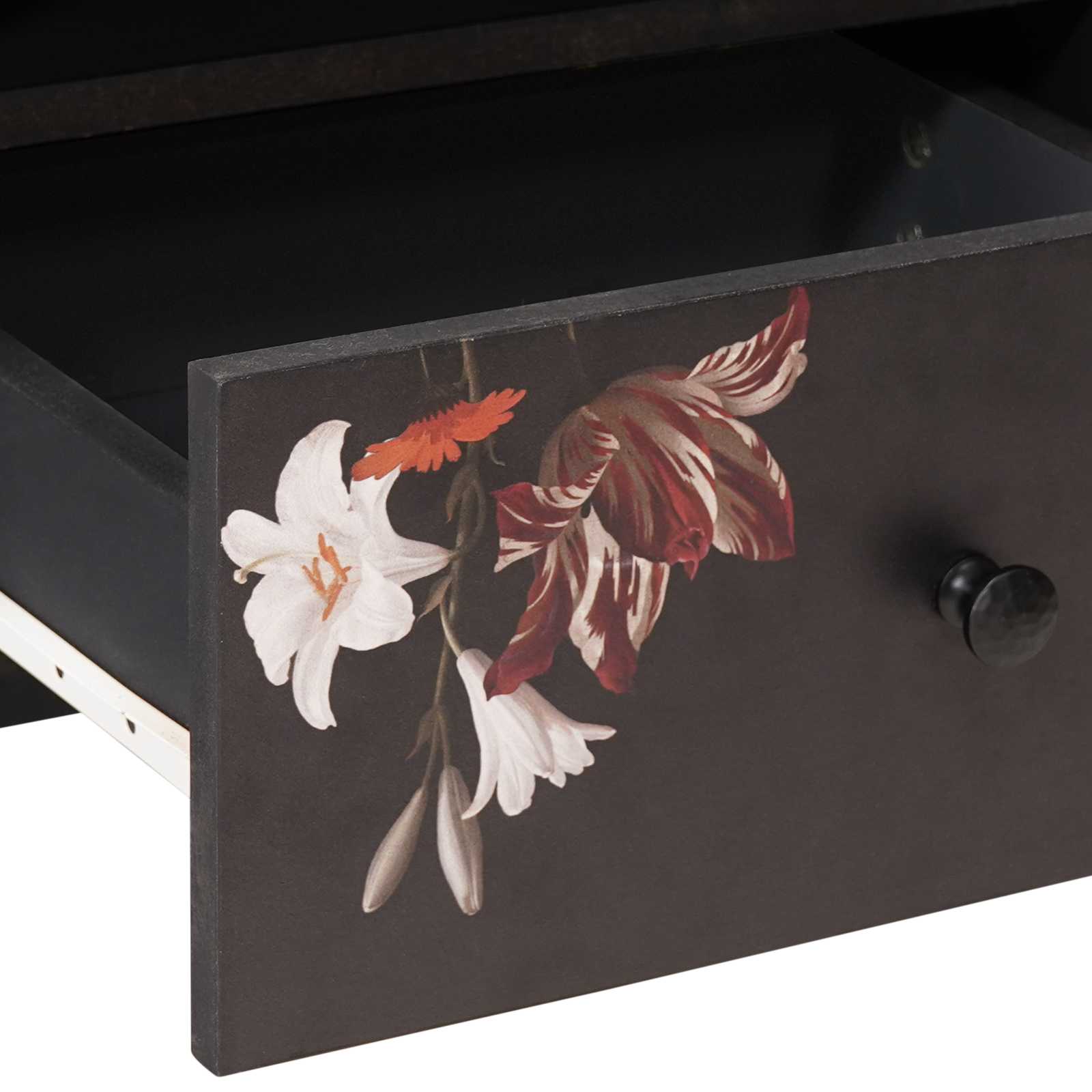Table basse Multicolore 80 x 54 x 40 cm Bois de mangue massif - XIOS