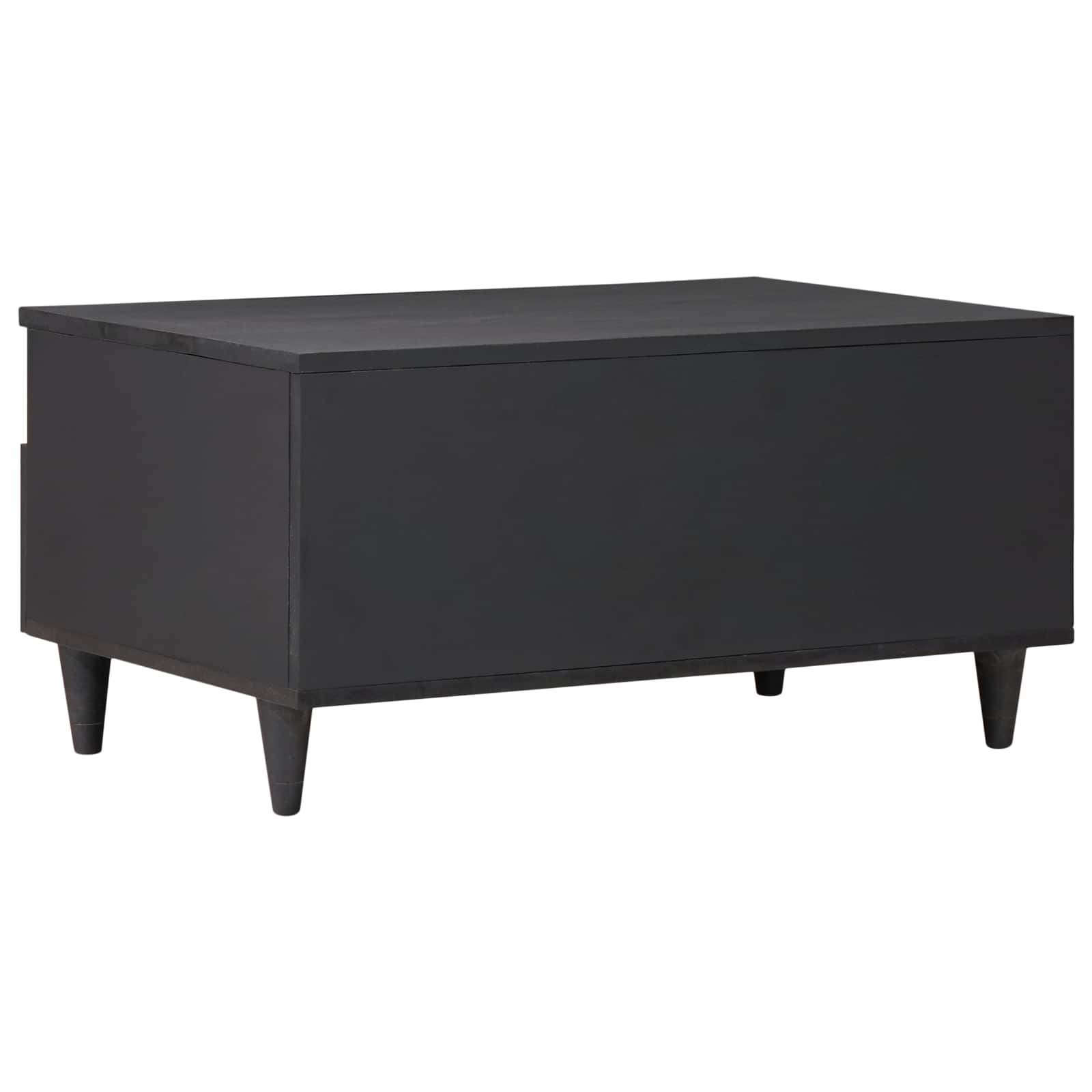 Table basse Multicolore 80 x 54 x 40 cm Bois de mangue massif - XIOS