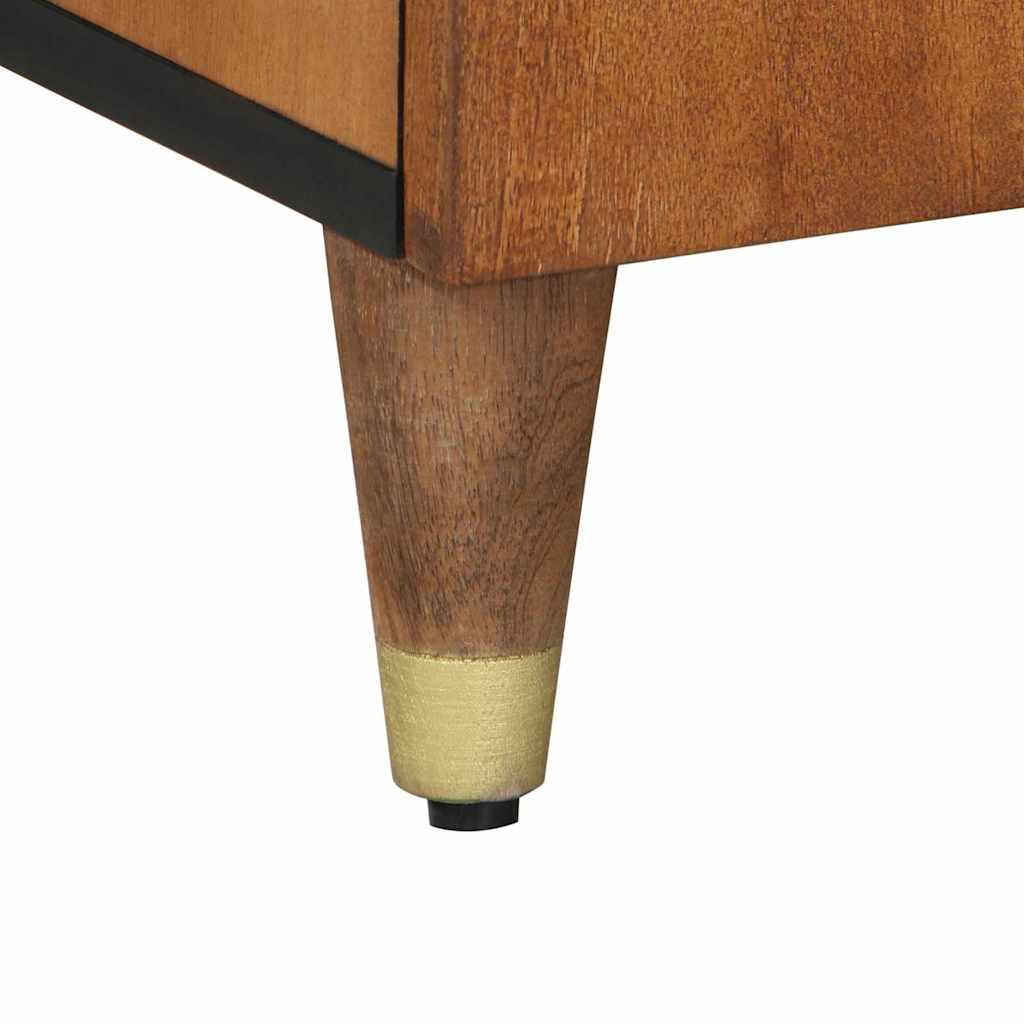 Meuble TV Marron 105 x 33.5 x 46 cm Bois de manguier massif - XIOS