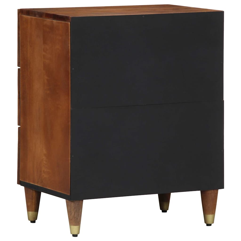 Cabinet de chevet avec tiroir marron miel 50 x 33 x 62 cm - XIOS