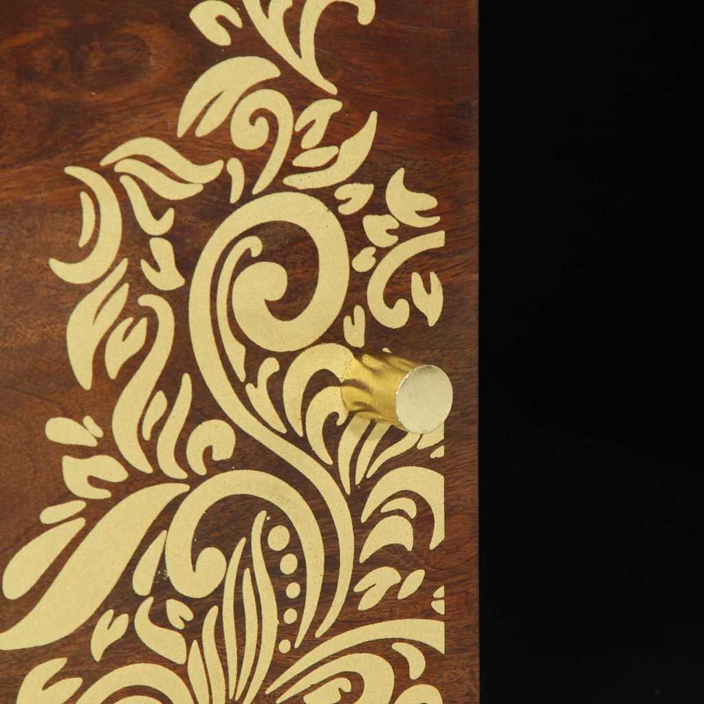 Table basse marron miel 100 x 54 x 40 cm - XIOS