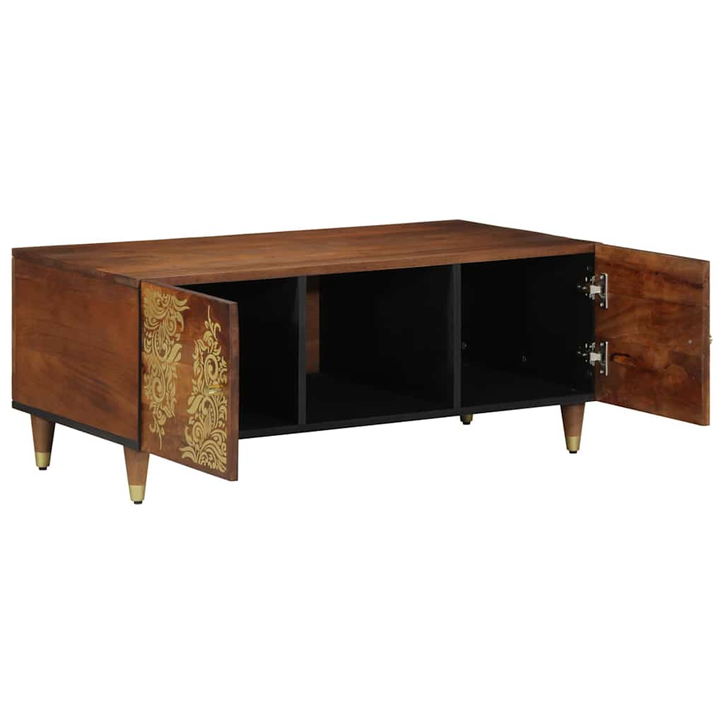 Table basse marron miel 100 x 54 x 40 cm - XIOS