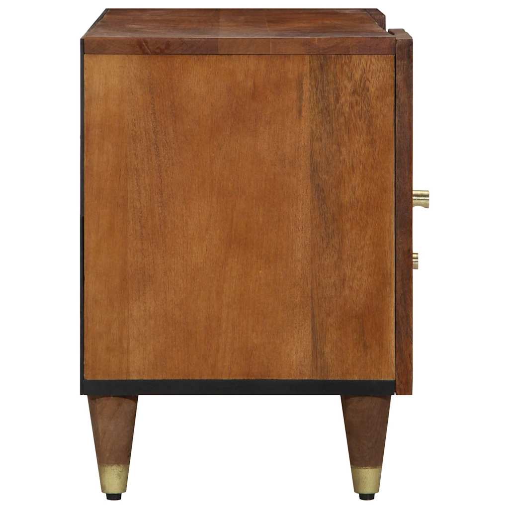 Meuble TV Marron 105 x 33.5 x 46 cm Bois de manguier massif - XIOS