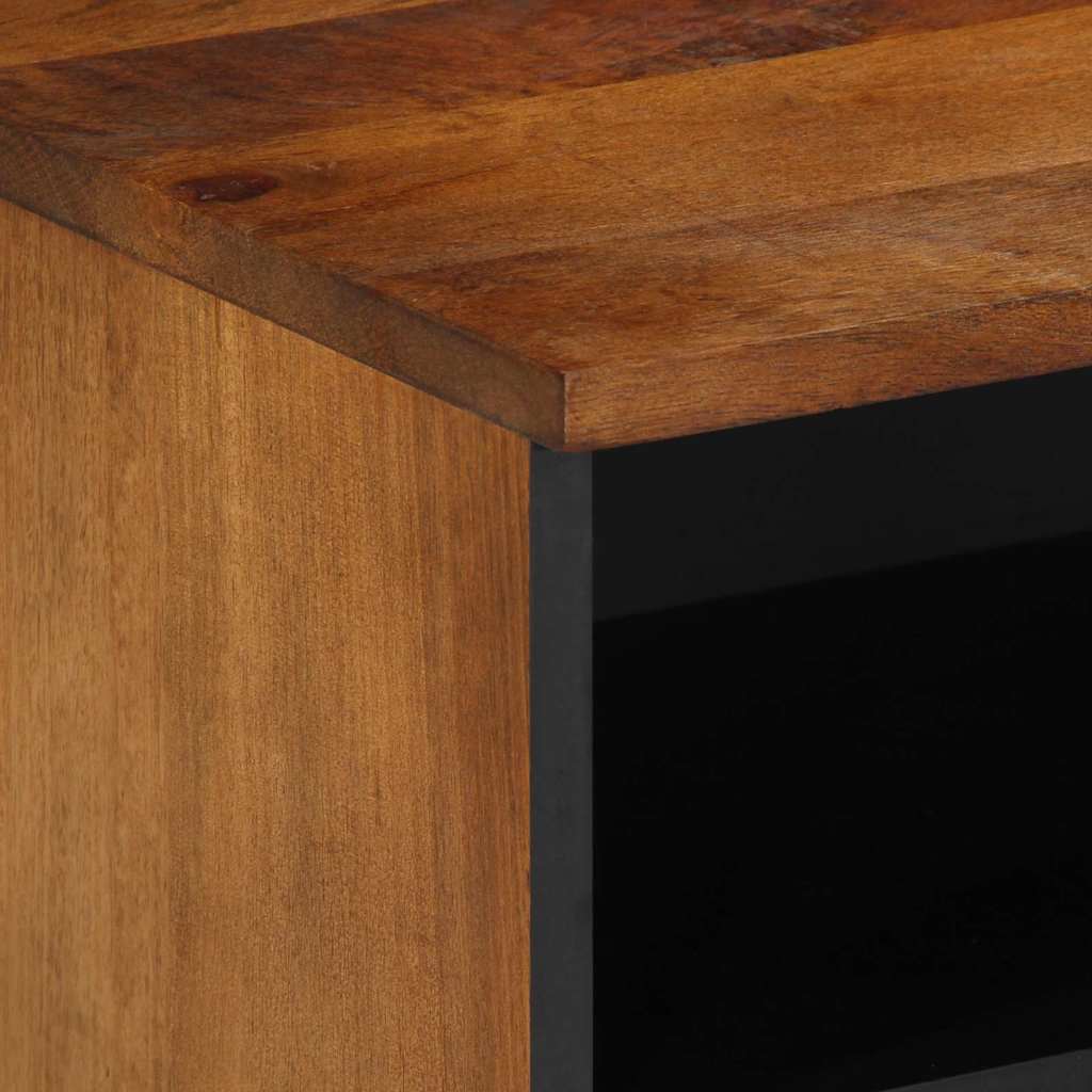 Meuble TV Marron 100 x 33.5 x 46 cm Bois de manguier massif - XIOS