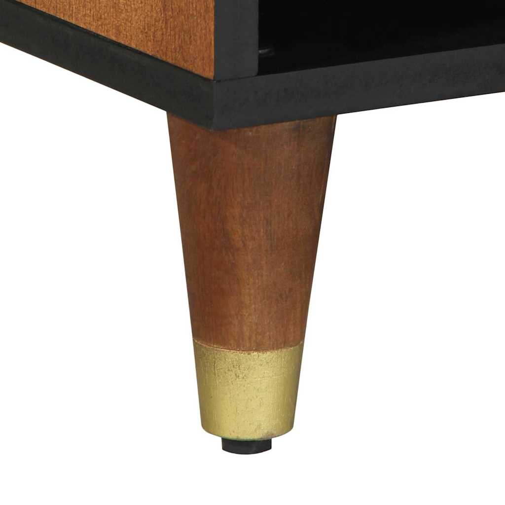 Meuble TV Marron 100 x 33.5 x 46 cm Bois de manguier massif - XIOS