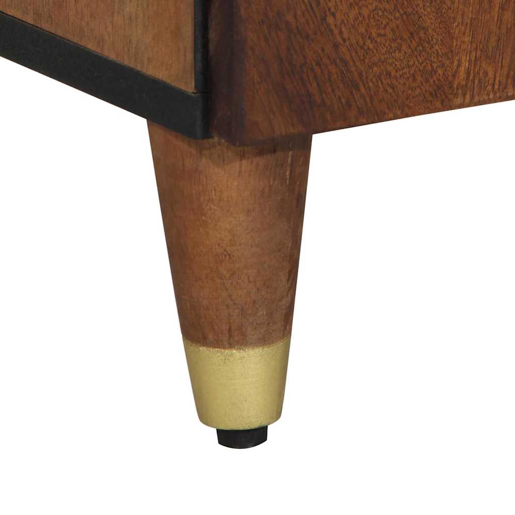 Buffet marron miel 38 x 33.5 x 160 cm Bois de manguier massif - XIOS