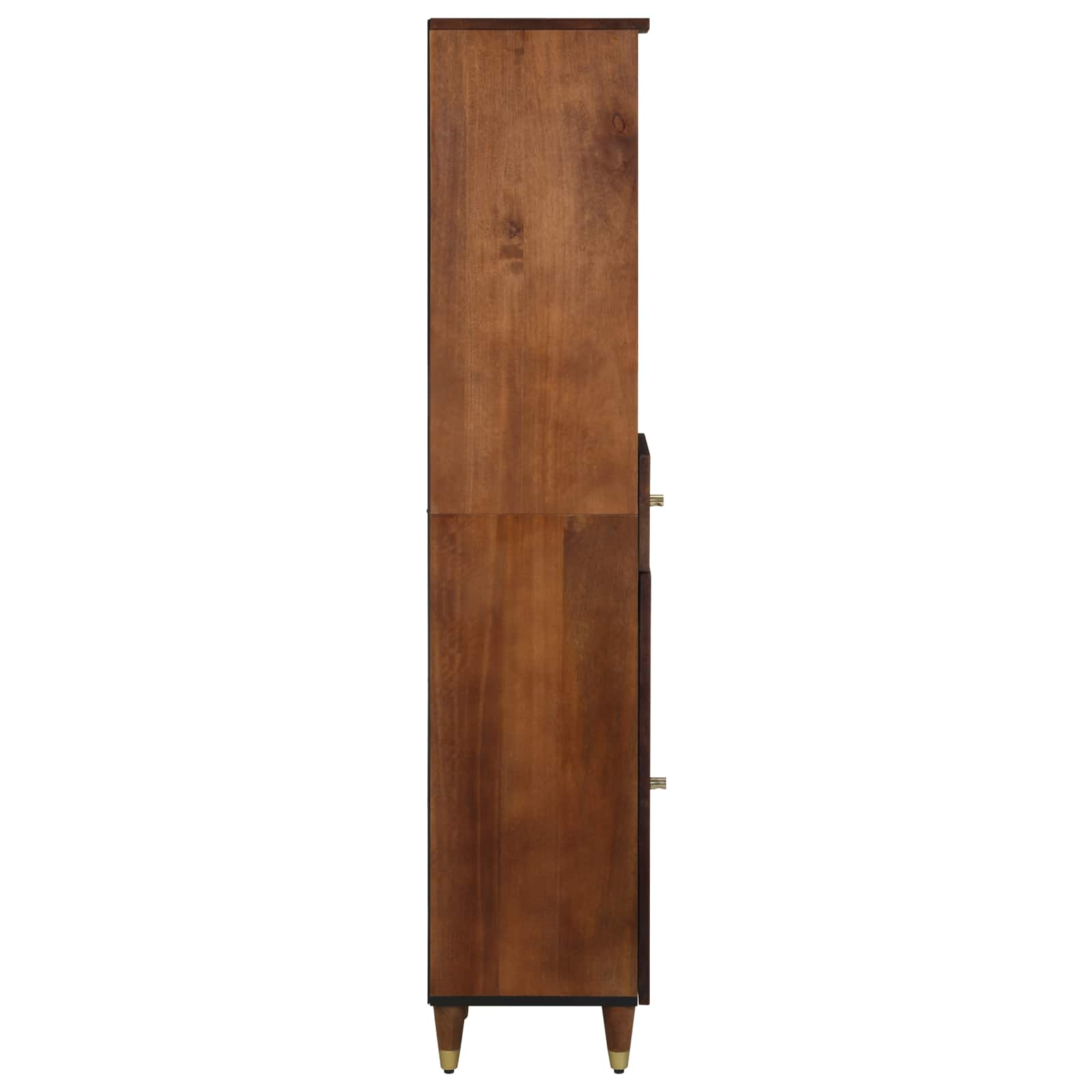 Armoire de salle de bain marron miel 38 x 33 x 160 cm