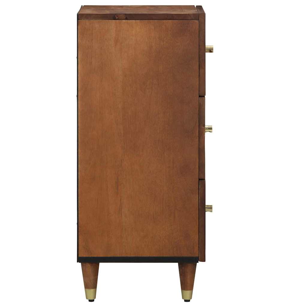 Buffet Marron 40 x 33.5 x 75 cm Bois de manguier massif - XIOS