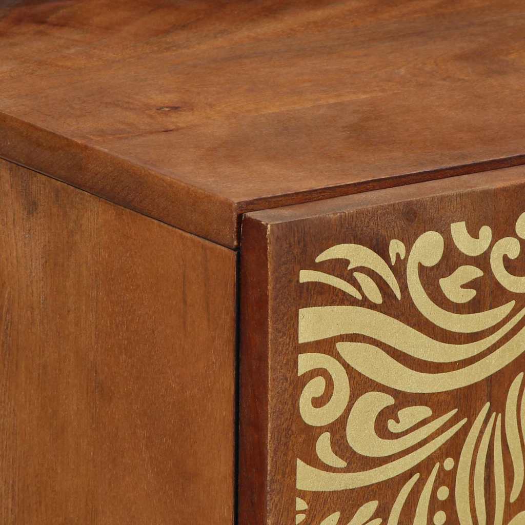 Buffet Marron 40 x 33.5 x 75 cm Bois de manguier massif - XIOS