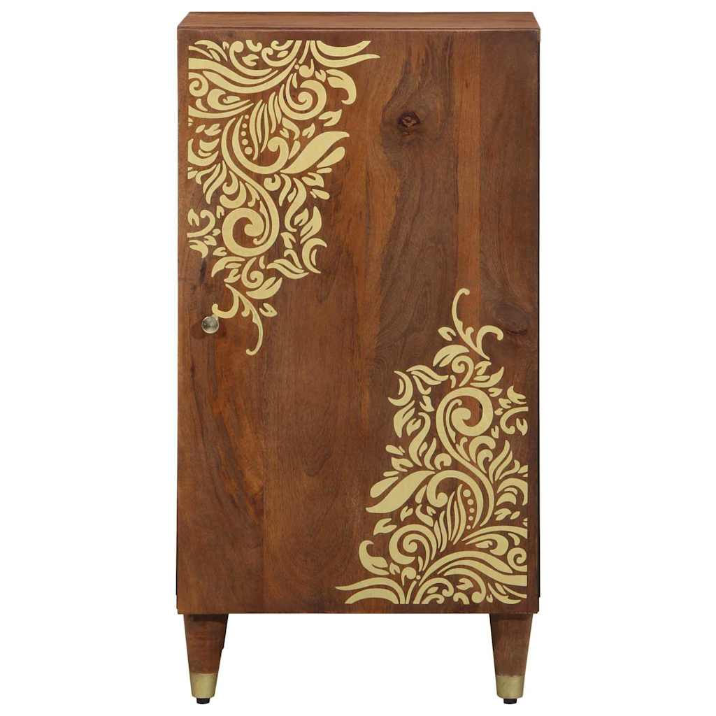 Buffet Marron 40 x 33.5 x 75 cm Bois de manguier massif - XIOS