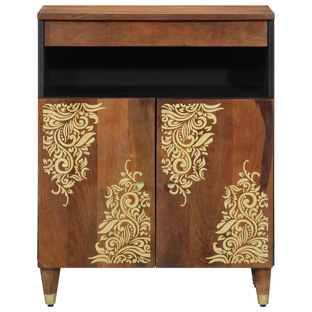 Buffet Marron 60 x 33.5 x 75 cm Bois de manguier massif - XIOS