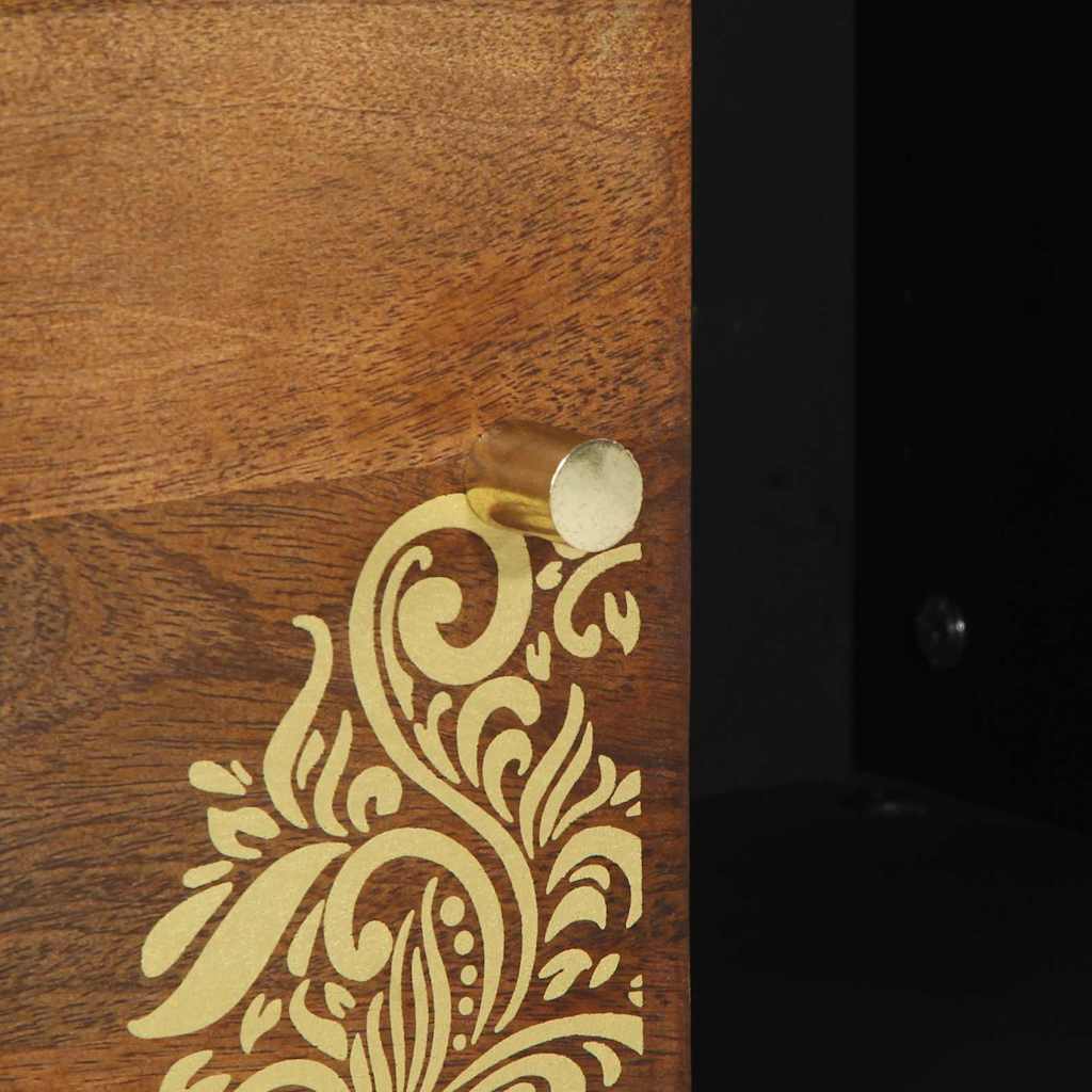 Buffet Marron 80 x 33,5 x 75 cm Bois de manguier massif - XIOS