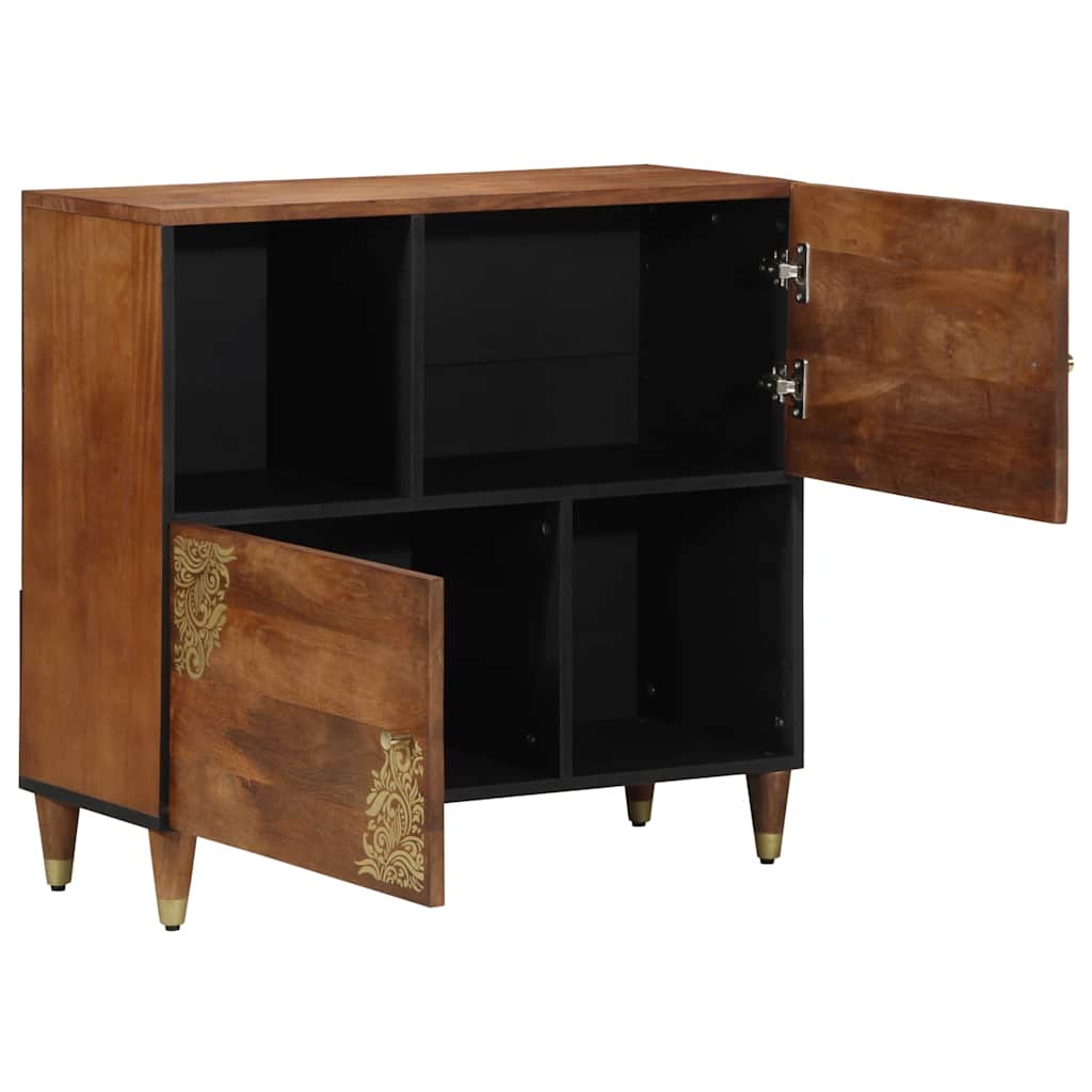 Buffet Marron 80 x 33,5 x 75 cm Bois de manguier massif - XIOS