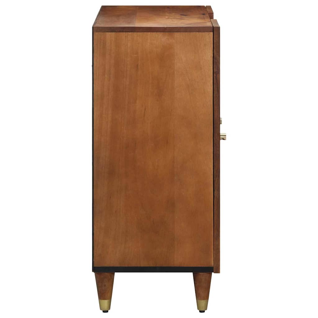 Buffet avec porte Marron 90 x 33 x 75 cm Bois de mangue massif - XIOS