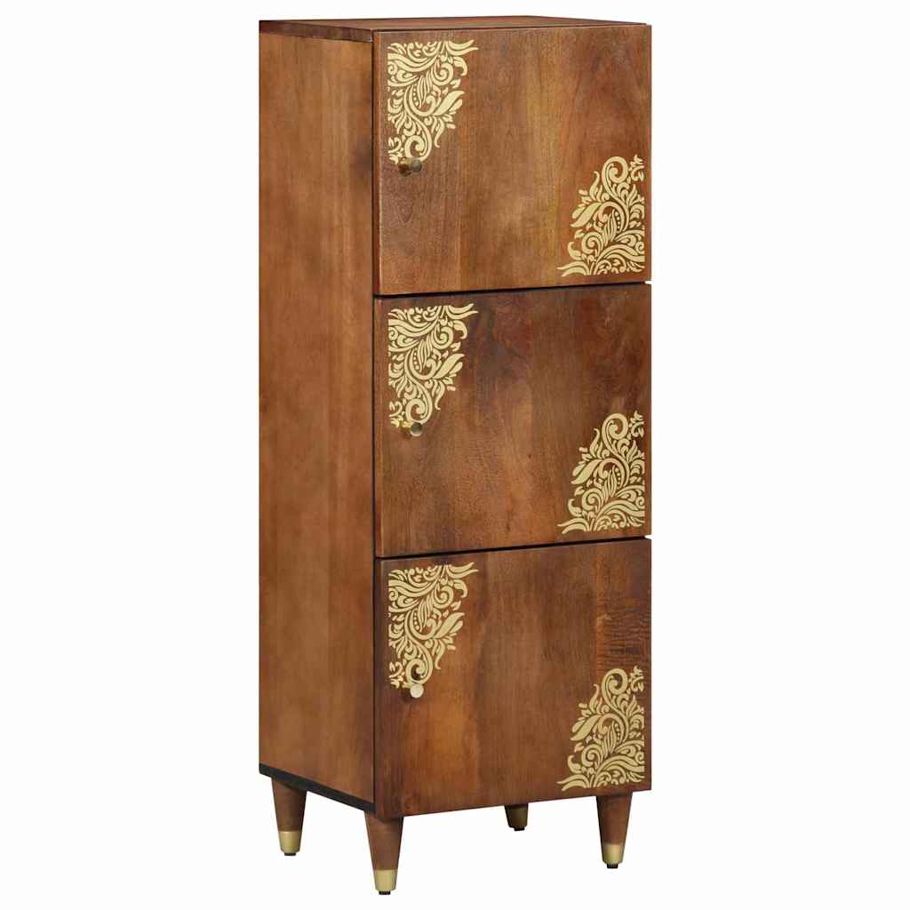 Haut Armoire Marron 40 x 33.5 x 110 cm Bois de manguier massif - XIOS