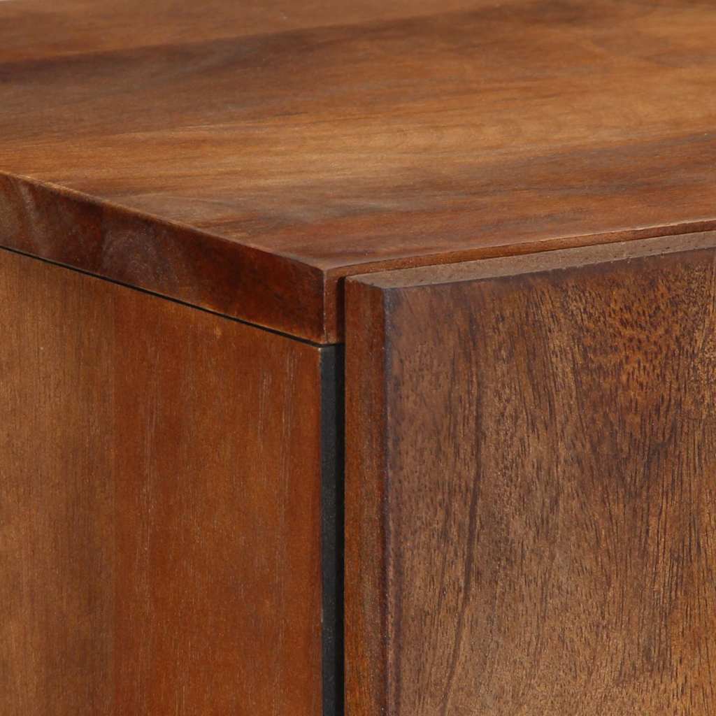 Haut Armoire Marron 60 x 33.5 x 100 cm Bois de manguier massif - XIOS