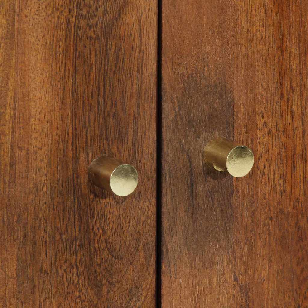 Haut Armoire Marron 60 x 33.5 x 100 cm Bois de manguier massif - XIOS