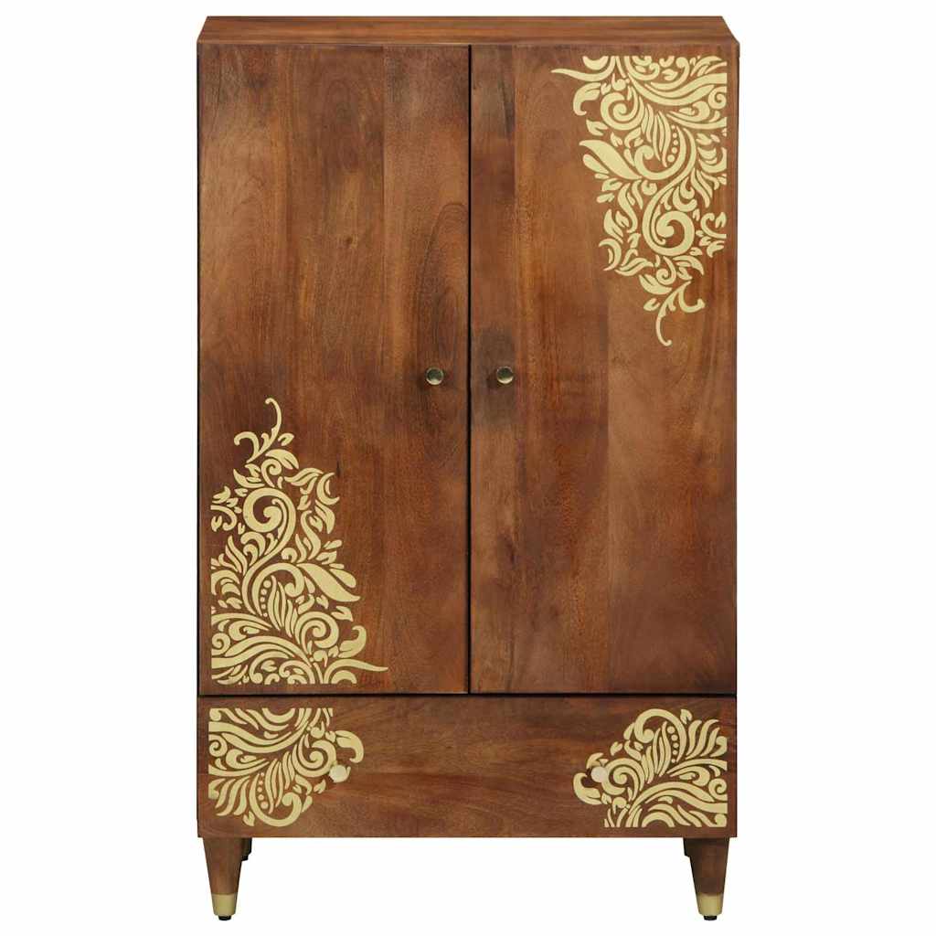 Haut Armoire Marron 60 x 33.5 x 100 cm Bois de manguier massif - XIOS