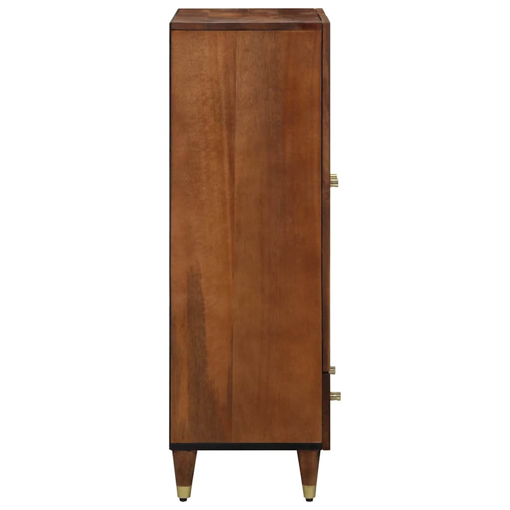 Haut Armoire Marron 60 x 33.5 x 100 cm Bois de manguier massif - XIOS