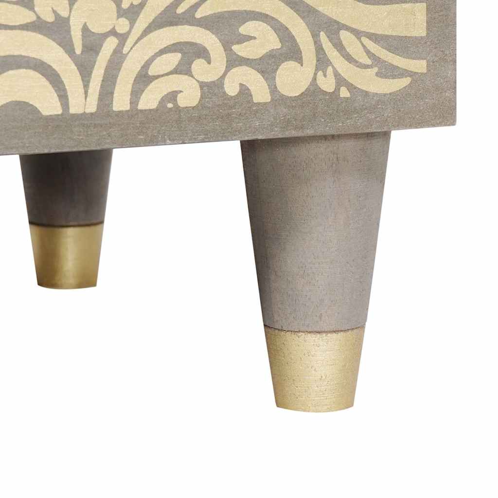 Cabinet de chevet avec porte avec tiroir Gris 50 x 33 x 60 cm - XIOS