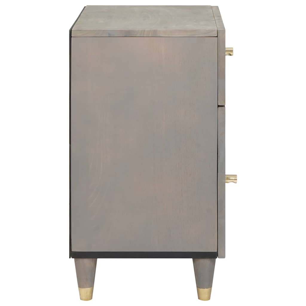 Cabinet de chevet avec porte avec tiroir Gris 50 x 33 x 60 cm - XIOS