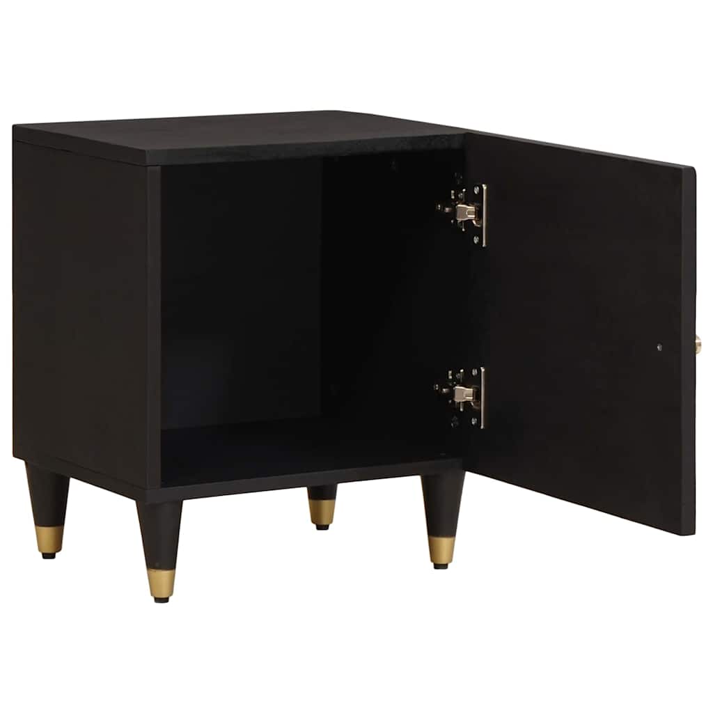 Cabinet de chevet avec porte Noir 40 x 33 x 46 cm - XIOS