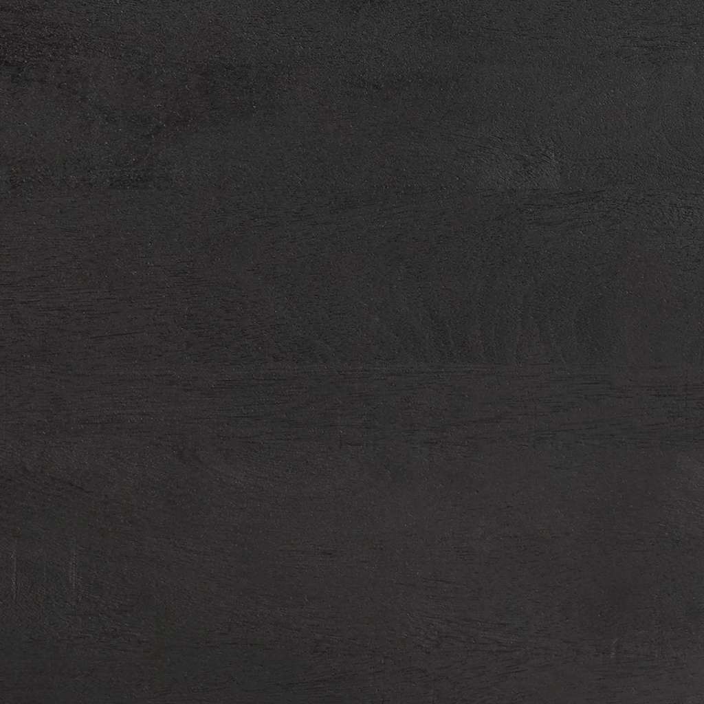 Cabinet de chevet Noir 40 x 33 x 46 cm Bois de mangue massif - XIOS